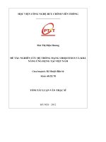 Nghiên cứu kỹ thuật điều khiển luồng đa phương tiện qua mạng INTERNET