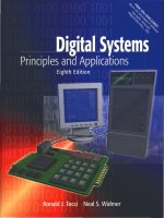 Tài liệu Digital systems principles and applications docx