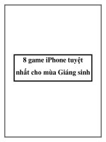 Tài liệu 8 game iPhone tuyệt nhất cho mùa Giáng sinh pot