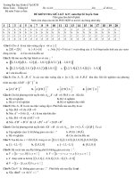 Tài liệu Trường Đại học Kinh tế Tp.HCM Khoa Toán - Đề thi thử ĐH pptx