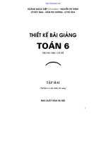 Thiết kế bài giảng toán 6 tập 2