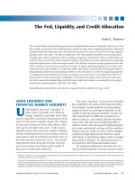 Tài liệu The Fed, Liquidity, and Credit Allocation pdf
