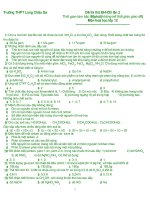 Tài liệu Đề Thi Thử Đại Học Khối A, B Hóa 2013 - Phần 12 - Đề 16 ppt