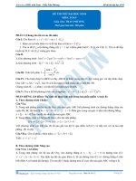 Đề thi thử đại học số 4 2012 môn toán thầy phương