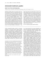 Tài liệu Báo cáo Y học: Antimicrobial dendrimeric peptides pot