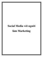 Tài liệu Social Media với người làm Marketing pptx