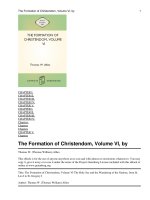 Tài liệu The Formation of Christendom, Volume VI pdf