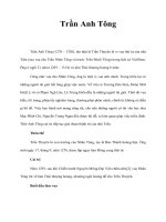 Tài liệu Trần Anh Tông ppt