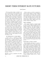 Tài liệu SHORT-TERM INTEREST RATE FUTURES doc