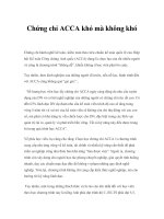 Tài liệu Chứng chỉ ACCA khó mà không khó docx