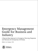 Tài liệu Emergency Management Guide for Business and Industry pdf