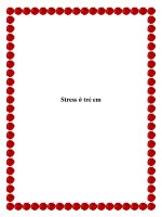 Tài liệu Stress ở trẻ em potx