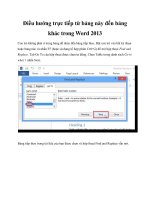 Tài liệu Điều hướng trực tiếp từ bảng này đến bảng khác trong Word 2013 pptx