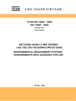TCVN ISO 14001 : 2005 ISO 14001 : 2004