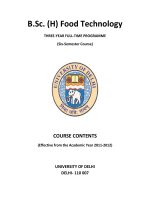 Tài liệu B.Sc. (H) Food Technology  pptx
