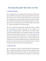 Tài liệu Tận dụng công nghệ “đặc trưng” của Mac ppt