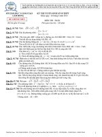 Tài liệu Đề toán tuyển sinh lớp 10 của các tỉnh Đề 24 doc