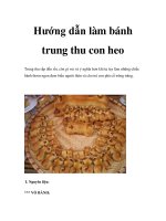 Tài liệu Hướng dẫn làm bánh trung thu con heo doc