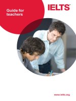 Tài liệu Guide for teachers IELTS pot