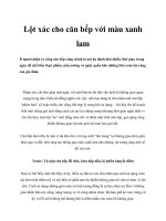 Tài liệu Lột xác cho căn bếp với màu xanh lam pptx