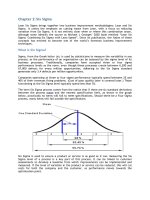 Tài liệu Six SigmaLean Six Sigma brings together two business improvement methodologies pot