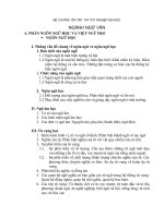 Tài liệu ĐỀ CƯƠNG ÔN TẬP THI TỐT NGHIỆP ĐẠI HỌC NGÀNH NGỮ VĂN ppt