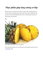 Tài liệu Thực phẩm giúp tăng cường cơ bắp pptx