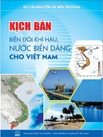 Tài liệu KỊCH BẢN BIẾN ĐỔI KHÍ HẬU, NƯỚC BIỂN DÂNG CHO VIỆT NAM ppt