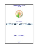 giáo trình kiến trúc máy tính 2 - phan văn nghĩa