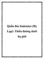 Tài liệu Quần đảo Ioniennes (Hy Lạp): Thiên đường dưới hạ giới pot