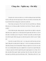 Tài liệu Công cha - Nghĩa mẹ - Ơn thầy pptx