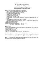 Đề thi kỹ thuật viễn thông