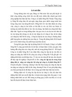 công tác lập dự án trong hoạt động đầu tư  năng cao năng lực thi công tại công ty cổ phần sông đà 9