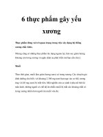 Tài liệu 6 thực phẩm gây yếu xương doc