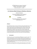 Tài liệu An e-Business Model Ontology for Modeling e-Business pdf
