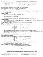 Tài liệu ĐÁP ÁN VÀ ĐỀ THI THỬ TỐT NGHIỆP NĂM 2013 - TRƯỜNG THPT NGUYỄN HUỆ - ĐẮK LẮK - ĐỀ SỐ 9 pdf
