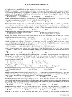 Tài liệu Đề Thi Thử Đại Học Khối A Vật Lý 2013 - Đề 35 pdf