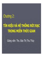 Tài liệu BÀI GIẢNG XỬ LÝ SỐ TÍN - Chương 2 pptx