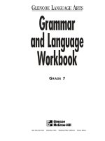 Grammar and language workbook grade 7 MANTESH