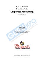 Tài liệu Biyani''''s Think Tank Concept based notes Corporate Accounting ppt