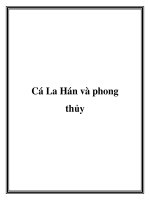 Tài liệu Cá La Hán và phong thủy ppt