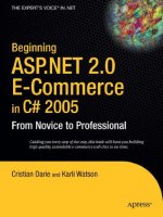 Tài liệu Beginning ASP.NET 2.0 E-Commerce in C# 2005 doc