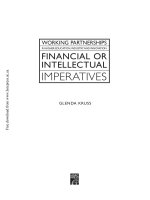 Tài liệu Working Partnerships in Higher Education, Industry and Innovation ppt