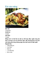 Tài liệu Ếch xào măng potx