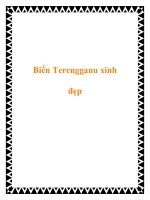 Tài liệu Biển Terengganu xinh đẹp ppt