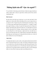 Tài liệu Những bệnh nào dễ “vận vào người”? doc