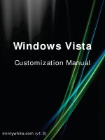 Tài liệu Windows Vista - Customization Manual pdf