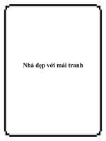 Tài liệu Nhà đẹp với mái tranh pptx