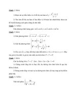 Tài liệu Đề Thi Thử Đại Học Khối A, A1, B, D Toán - Phần 15 - Đề 28 ppt