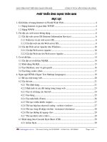 giáo trình phát triển ứng dụng trên web - trần mạnh cường - vũ minh đức